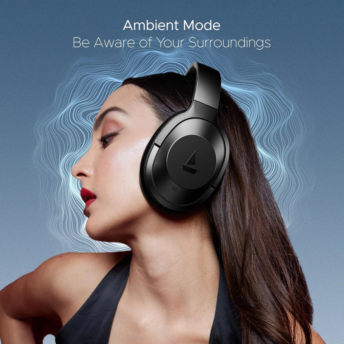 Refurbished boAt Nirvana 751 ANC,65Hrs Battery,Hybrid (~33dB),Fast Charge,Ambient Sound Mode,Button Controls,Immersive Sound,Carry Pouch,Bluetooth Over Ear Headphones,Wireless Headphone with Mic Refurbished