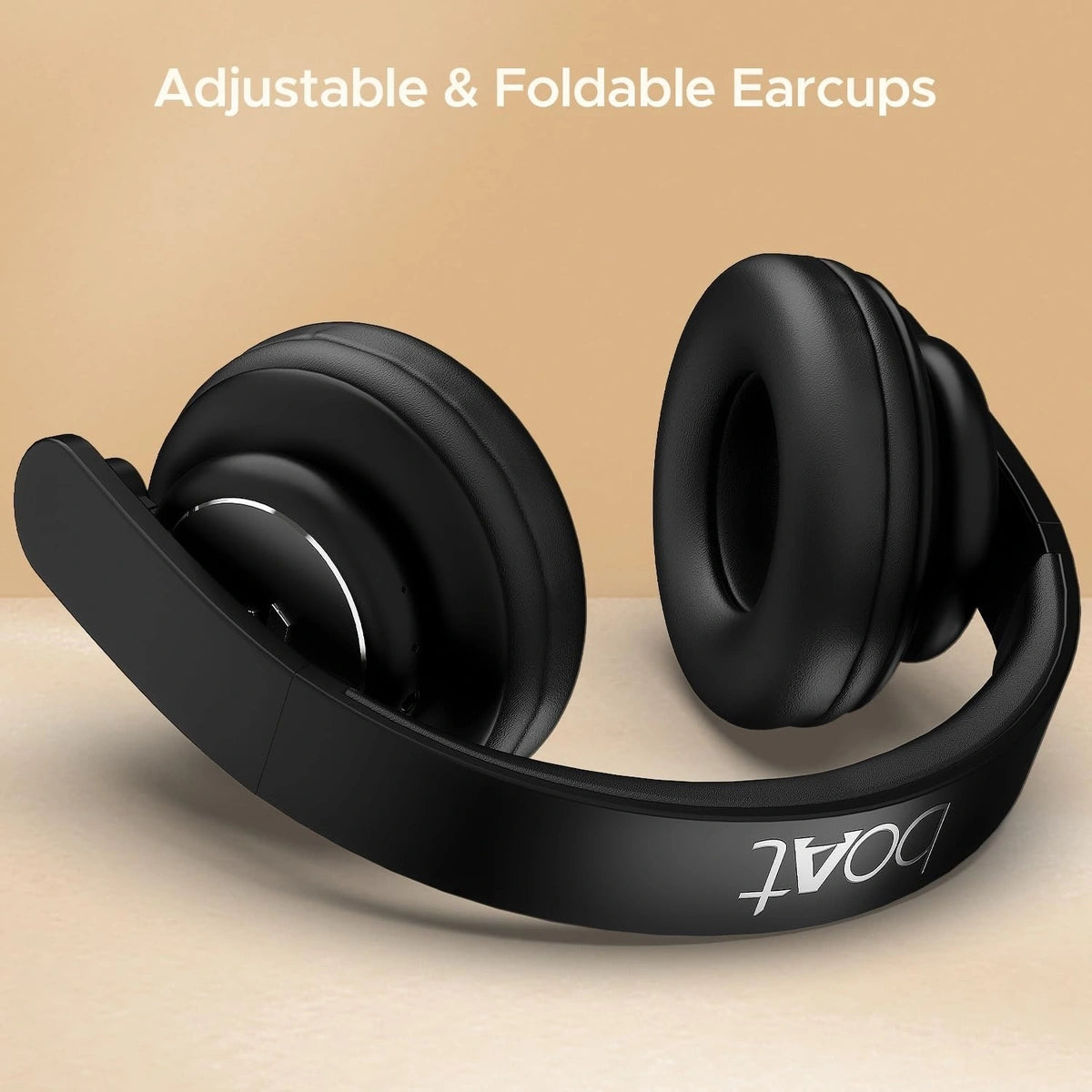 Refurbished Boat Rockerz 450 Pro Bluetooth On Ear Headphones with Mic with 70 Hours Battery, 40Mm Drivers, Bluetooth V5.0 Padded Ear Cushions
