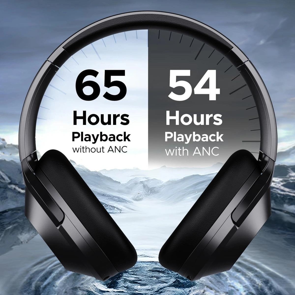 Refurbished boAt Nirvana 751 ANC,65Hrs Battery,Hybrid (~33dB),Fast Charge,Ambient Sound Mode,Button Controls,Immersive Sound,Carry Pouch,Bluetooth Over Ear Headphones,Wireless Headphone with Mic Refurbished