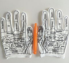 Acupressure Reflexology Hand Gloves for Women & Men