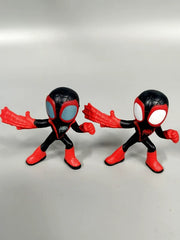 0407TA Authentic Bulk Cargo Marvel Female Spider-Man Black Panther Iron Man Hand Office Model Puppet Toy Decoration