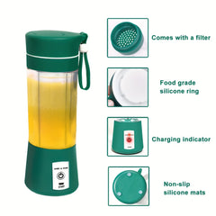 6 Blades USB Portable Juicer