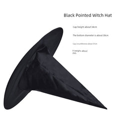 0407TA Black Hat Vampire Cos Props Harry Potter Magic Hat Halloween Headdress Witch Hat Wizard's Hat