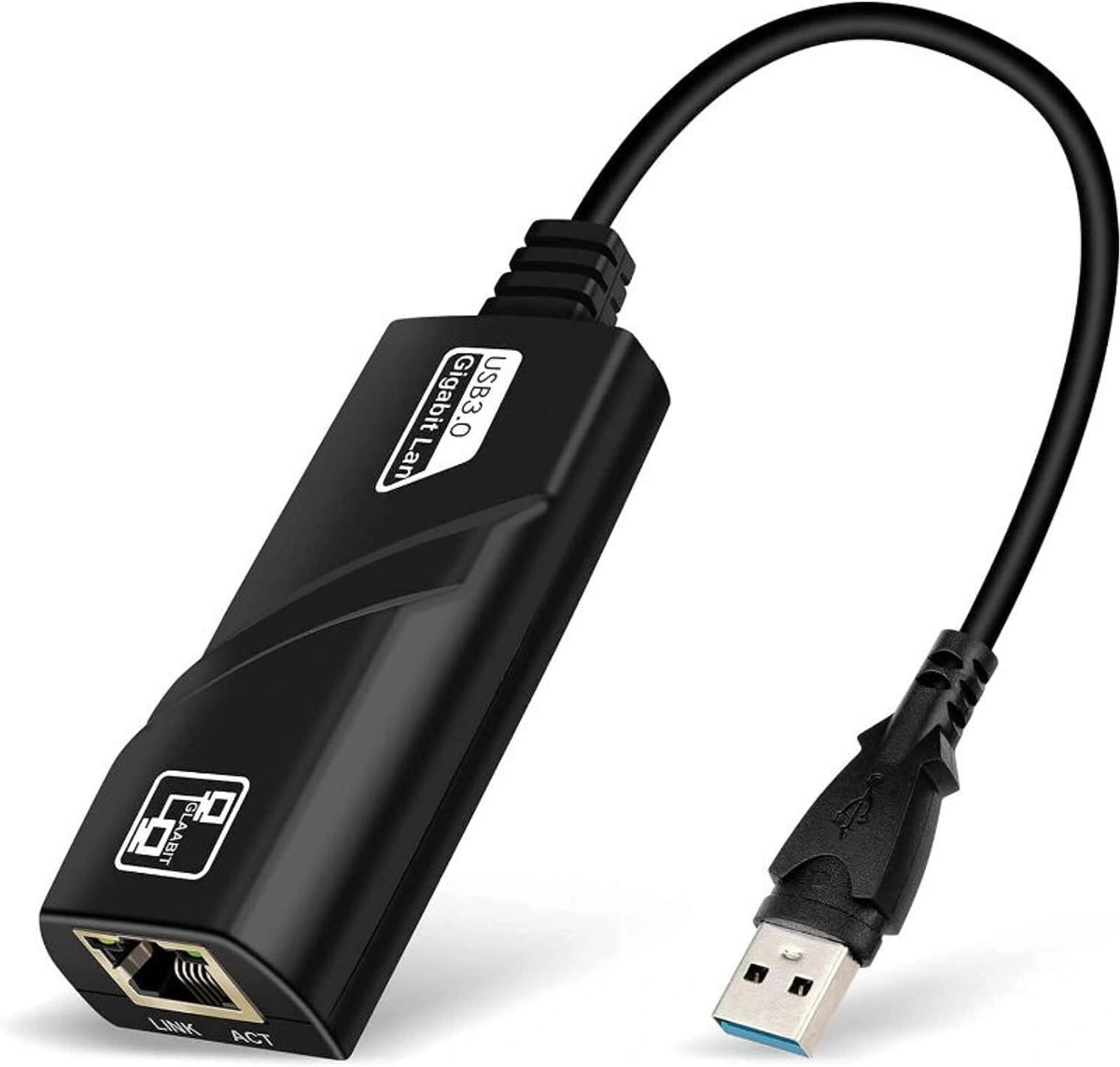 USB 3.0 to Ethernet Adapter, compatible USB 3.0 to 10/100 Gigabit Ethernet LAN Network Adapter, Compatible for iMac Pro, Air, Mac Mini/Pro, Surface Pro, Notebook PC, Laptop